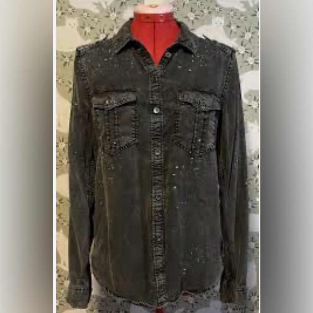 American Eagle Boyfriend Fit Paint
Splatter Button Down-EUC Sz XS-Oversized - Picture 4 of 7